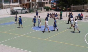 1.7.2014_Ομάδα μίνι μπάσκετ αγώνας