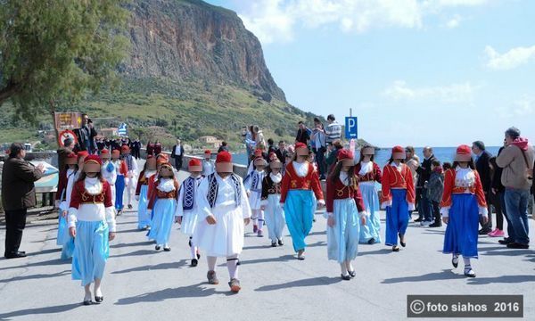 26.3.2016_Με λαμπρότητα εορτάστηκε η 25η Μαρτίου 1821 στο Δήμο Μονεμβασίας_Μονεμβασία_5