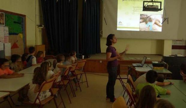 25.5.2016_Ενημέρωση μαθητών με αφορμή την Παγκόσμια Ημέρα Χελώνας από τον Φ.Δ. Πάρνωνα - Μουστού