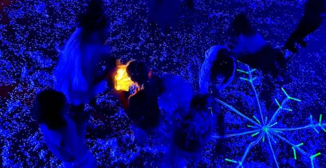 «Τα πρώτα χιόνια» σκόρπισαν μαγεία στον πολυχώρο Κυμοθόη