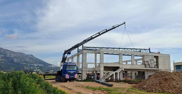 Σηκώθηκε ψηλά το Κλειστό Γυμναστήριο Νεάπολης