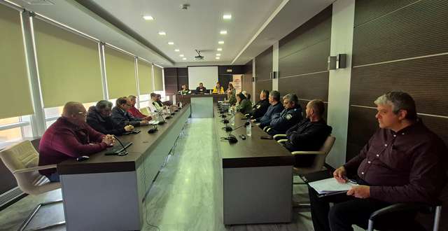 Η αντιπυρική περίοδος στο επίκεντρο σύσκεψης στο Διοικητήριο Λακωνίας